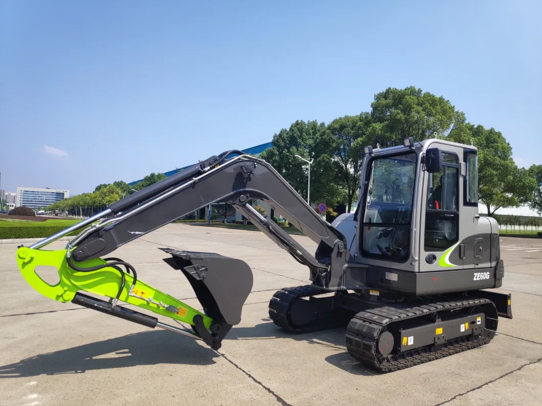 Ze75e Mini Crawler Excavator 7.5ton Minibagger Track