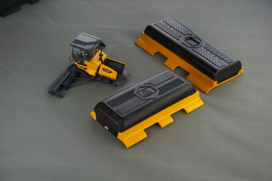 350 mm Gummibolzen auf Bodenplatten, Bodenplatten für Pflastermaschine